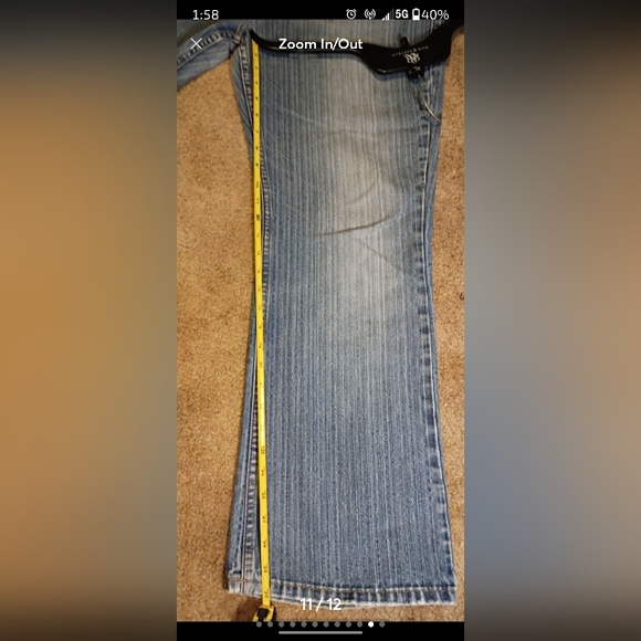 Diesel Zathan Y2K boot cut low-rise jeans vintage 36 - Picture 11 of 12